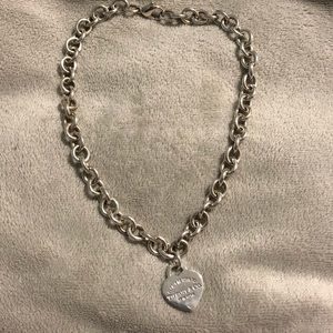 Authentic Return to Tiffany heart tag necklace